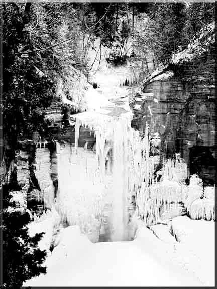 A photographic study of the ice that forms at Taughannock Falls State Park in upstate New York.