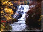 Photo of Ithaca falls in Autumn.