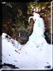 Lick Brook, in Ithaca, NY, as a solid veil of ice.