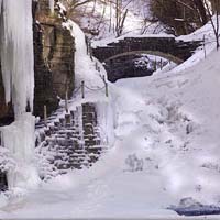 Cascadilla Gorge in Winter