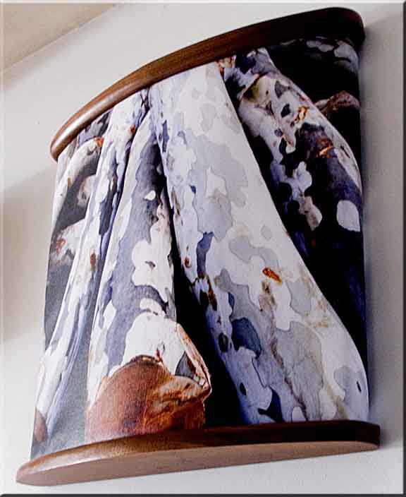 Edge of giclee canvas