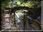 the stone Bridge in Cascalilla Gorge, Ithaca, NY.