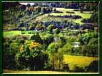 One of several landscape photographs of the rolling hills and fields of the Fingerlakes region just north of Ithaca, NY.